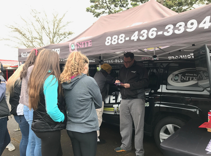 Distracted Driving Simulator at Thurston High School - Arrive Alive Tour