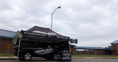 Texting and driving simulator - Arrive Alive Tour in Missouri